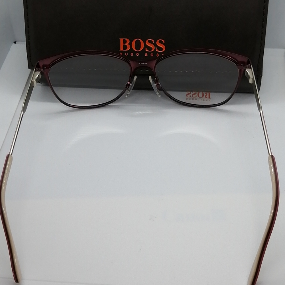 New/Authentic Eyeglass Hugo Boss Orange BO233 PLUM - Picture 9 of 9